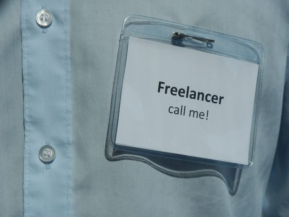 Freelancer Schild